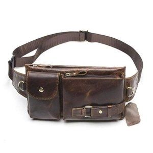 FANNY Pack, Waist Bag for Travel Outdoor Brown 09